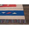 image:imageNourison Home Baja Tribal RedBeige 8 x 10 AreaRug EasyCleaning Non Shedding Bed Room Living Room Dining Room Kitchen 8x10RedBeige