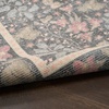 image:imageNourison Home Botanical Washables Charcoal Multicolor 5 x 7 Area Rug  Easy Clean Non Shedding Bed Room Living Room Dining Room Kitchen 5 x 7Charcoal Multicolor