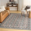 image:imageNourison Home Botanical Washables Charcoal Multicolor 5 x 7 Area Rug  Easy Clean Non Shedding Bed Room Living Room Dining Room Kitchen 5 x 7Charcoal Multicolor