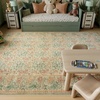image:imageNourison Home Botanical Washables Charcoal Multicolor 5 x 7 Area Rug  Easy Clean Non Shedding Bed Room Living Room Dining Room Kitchen 5 x 7Green Multicolor