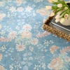 image:imageNourison Home Botanical Washables Green Multicolor 5 x 7 Area Rug  Easy Clean Non Shedding Bed Room Living Room Dining Room Kitchen 5 x 7Blue Multicolor