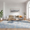 image:imageNourison Home Botanical Washables Green Multicolor 5 x 7 Area Rug  Easy Clean Non Shedding Bed Room Living Room Dining Room Kitchen 5 x 7Blue Multicolor