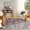 image:imageNourison Home Botanical Washables Green Multicolor 5 x 7 Area Rug  Easy Clean Non Shedding Bed Room Living Room Dining Room Kitchen 5 x 7Charcoal Multicolor