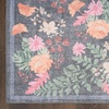 image:imageNourison Home Botanical Washables Green Multicolor 5 x 7 Area Rug  Easy Clean Non Shedding Bed Room Living Room Dining Room Kitchen 5 x 7Charcoal Multicolor