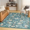 image:imageNourison Home Botanical Washables Green Multicolor 5 x 7 Area Rug  Easy Clean Non Shedding Bed Room Living Room Dining Room Kitchen 5 x 7Green Multicolor
