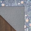 image:imageNourison Home Botanical Washables Light Blue Multicolor 5 x 7 Area Rug  Easy Clean Non Shedding Bed Room Living Room Dining Room Kitchen 5 x 7Blue Multicolor