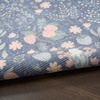 image:imageNourison Home Botanical Washables Light Blue Multicolor 5 x 7 Area Rug  Easy Clean Non Shedding Bed Room Living Room Dining Room Kitchen 5 x 7Blue Multicolor