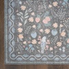 image:imageNourison Home Botanical Washables Light Blue Multicolor 5 x 7 Area Rug  Easy Clean Non Shedding Bed Room Living Room Dining Room Kitchen 5 x 7Charcoal Multicolor