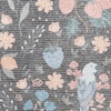 image:imageNourison Home Botanical Washables Light Blue Multicolor 5 x 7 Area Rug  Easy Clean Non Shedding Bed Room Living Room Dining Room Kitchen 5 x 7Charcoal Multicolor