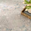 image:imageNourison Home Botanical Washables Light Blue Multicolor 5 x 7 Area Rug  Easy Clean Non Shedding Bed Room Living Room Dining Room Kitchen 5 x 7Grey Multicolor