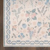 image:imageNourison Home Botanical Washables Light Blue Multicolor 5 x 7 Area Rug  Easy Clean Non Shedding Bed Room Living Room Dining Room Kitchen 5 x 7Ivory Multicolor
