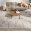 image:imageNourison Home Botanical Washables Light Blue Multicolor 5 x 7 Area Rug  Easy Clean Non Shedding Bed Room Living Room Dining Room Kitchen 5 x 7Ivory Multicolor