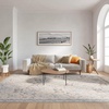 image:imageNourison Home Botanical Washables Light Blue Multicolor 5 x 7 Area Rug  Easy Clean Non Shedding Bed Room Living Room Dining Room Kitchen 5 x 7Ivory Multicolor