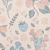 image:imageNourison Home Botanical Washables Light Blue Multicolor 5 x 7 Area Rug  Easy Clean Non Shedding Bed Room Living Room Dining Room Kitchen 5 x 7Ivory Multicolor