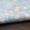 image:imageNourison Home Botanical Washables Light Blue Multicolor 5 x 7 Area Rug  Easy Clean Non Shedding Bed Room Living Room Dining Room Kitchen 5 x 7Light Blue Multicolor