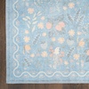 image:imageNourison Home Botanical Washables Light Blue Multicolor 5 x 7 Area Rug  Easy Clean Non Shedding Bed Room Living Room Dining Room Kitchen 5 x 7Light Blue Multicolor