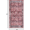 image:imageNourison Home Brilliance Machine Washable Traditional Vintage BlueBrick 4 x 6 Area Rug Easy Cleaning Non Shedding Bed Room Living Room Dining Room Kitchen 4x6BrickIvory