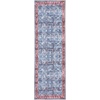 image:imageNourison Home Brilliance Machine Washable Traditional Vintage BlueBrick 4 x 6 Area Rug Easy Cleaning Non Shedding Bed Room Living Room Dining Room Kitchen 4x6BlueBrick