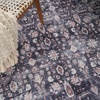 image:imageNourison Home Brilliance Machine Washable Traditional Vintage BlueBrick 4 x 6 Area Rug Easy Cleaning Non Shedding Bed Room Living Room Dining Room Kitchen 4x6NavyIvory