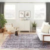 image:imageNourison Home Brilliance Machine Washable Traditional Vintage BlueBrick 4 x 6 Area Rug Easy Cleaning Non Shedding Bed Room Living Room Dining Room Kitchen 4x6NavyIvory