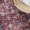 image:imageNourison Home Brilliance Machine Washable Traditional Vintage BlueBrick 4 x 6 Area Rug Easy Cleaning Non Shedding Bed Room Living Room Dining Room Kitchen 4x6BrickIvory
