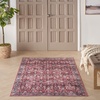 image:imageNourison Home Brilliance Machine Washable Traditional Vintage BlueBrick 4 x 6 Area Rug Easy Cleaning Non Shedding Bed Room Living Room Dining Room Kitchen 4x6BrickIvory