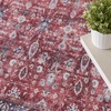 image:imageNourison Home Brilliance Machine Washable Traditional Vintage BlueBrick 4 x 6 Area Rug Easy Cleaning Non Shedding Bed Room Living Room Dining Room Kitchen 4x6BrickIvory