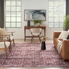 image:imageNourison Home Brilliance Machine Washable Traditional Vintage BlueBrick 4 x 6 Area Rug Easy Cleaning Non Shedding Bed Room Living Room Dining Room Kitchen 4x6BrickIvory
