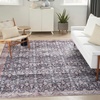 image:imageNourison Home Brilliance Machine Washable Traditional Vintage BlueBrick 4 x 6 Area Rug Easy Cleaning Non Shedding Bed Room Living Room Dining Room Kitchen 4x6NavyIvory