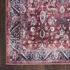 image:imageNourison Home Brilliance Machine Washable Traditional Vintage BlueBrick 4 x 6 Area Rug Easy Cleaning Non Shedding Bed Room Living Room Dining Room Kitchen 4x6BrickIvory