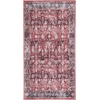 image:imageNourison Home Brilliance Machine Washable Traditional Vintage BlueBrick 4 x 6 Area Rug Easy Cleaning Non Shedding Bed Room Living Room Dining Room Kitchen 4x6BrickIvory