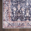 image:imageNourison Home Brilliance Machine Washable Traditional Vintage BlueBrick 4 x 6 Area Rug Easy Cleaning Non Shedding Bed Room Living Room Dining Room Kitchen 4x6NavyIvory