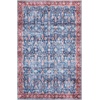 image:imageNourison Home Brilliance Machine Washable Traditional Vintage BlueBrick 4 x 6 Area Rug Easy Cleaning Non Shedding Bed Room Living Room Dining Room Kitchen 4x6BlueBrick