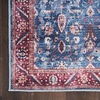 image:imageNourison Home Brilliance Machine Washable Traditional Vintage BlueBrick 4 x 6 Area Rug Easy Cleaning Non Shedding Bed Room Living Room Dining Room Kitchen 4x6BlueBrick