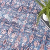 image:imageNourison Home Brilliance Machine Washable Traditional Vintage BlueBrick 4 x 6 Area Rug Easy Cleaning Non Shedding Bed Room Living Room Dining Room Kitchen 4x6BlueBrick