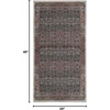 image:imageNourison Home Brilliance Machine Washable Traditional Vintage Emerald 4 x 6 Area Rug Easy Clean Non Shedding Bed Room Living Room Dining Room Kitchen 4x6Emerald