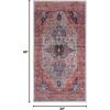 image:imageNourison Home Brilliance Machine Washable Traditional Vintage IvoryBrick 53 x 73 Area Rug EasyCleaning Non Shedding Bed Room Living Room Dining Room Kitchen 5x7IvoryBrick