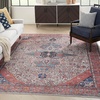 image:imageNourison Home Brilliance Machine Washable Traditional Vintage IvoryBrick 53 x 73 Area Rug EasyCleaning Non Shedding Bed Room Living Room Dining Room Kitchen 5x7IvoryBrick