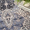 image:imageNourison Home Brilliance Machine Washable Traditional Vintage IvoryBrick 53 x 73 Area Rug EasyCleaning Non Shedding Bed Room Living Room Dining Room Kitchen 5x7Ivory Blue