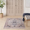 image:imageNourison Home Brilliance Machine Washable Traditional Vintage IvoryBrick 53 x 73 Area Rug EasyCleaning Non Shedding Bed Room Living Room Dining Room Kitchen 5x7Ivory Blue