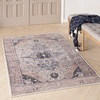 image:imageNourison Home Brilliance Machine Washable Traditional Vintage IvoryBrick 53 x 73 Area Rug EasyCleaning Non Shedding Bed Room Living Room Dining Room Kitchen 5x7Ivory Blue