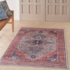 image:imageNourison Home Brilliance Machine Washable Traditional Vintage IvoryBrick 53 x 73 Area Rug EasyCleaning Non Shedding Bed Room Living Room Dining Room Kitchen 5x7IvoryBrick