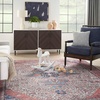 image:imageNourison Home Brilliance Machine Washable Traditional Vintage IvoryBrick 53 x 73 Area Rug EasyCleaning Non Shedding Bed Room Living Room Dining Room Kitchen 5x7IvoryBrick