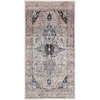 image:imageNourison Home Brilliance Machine Washable Traditional Vintage IvoryBrick 53 x 73 Area Rug EasyCleaning Non Shedding Bed Room Living Room Dining Room Kitchen 5x7Ivory Blue