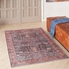image:imageNourison Home Brilliance Machine Washable Traditional Vintage NavyBrick 2 x 6 Area Rug Easy Cleaning Non Shedding Bed Room Living Room Dining Room Kitchen 2x6NavyBrick