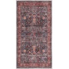 image:imageNourison Home Brilliance Machine Washable Traditional Vintage NavyBrick 2 x 6 Area Rug Easy Cleaning Non Shedding Bed Room Living Room Dining Room Kitchen 2x6NavyBrick