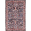 image:imageNourison Home Brilliance Machine Washable Traditional Vintage NavyBrick 2 x 6 Area Rug Easy Cleaning Non Shedding Bed Room Living Room Dining Room Kitchen 2x6NavyBrick