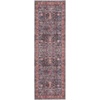 image:imageNourison Home Brilliance Machine Washable Traditional Vintage NavyBrick 2 x 6 Area Rug Easy Cleaning Non Shedding Bed Room Living Room Dining Room Kitchen 2x6NavyBrick