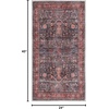image:imageNourison Home Brilliance Machine Washable Traditional Vintage NavyBrick 2 x 6 Area Rug Easy Cleaning Non Shedding Bed Room Living Room Dining Room Kitchen 2x6NavyBrick