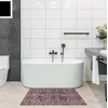 image:imageNourison Home Brilliance Machine Washable Traditional Vintage NavyBrick 2 x 6 Area Rug Easy Cleaning Non Shedding Bed Room Living Room Dining Room Kitchen 2x6NavyBrick